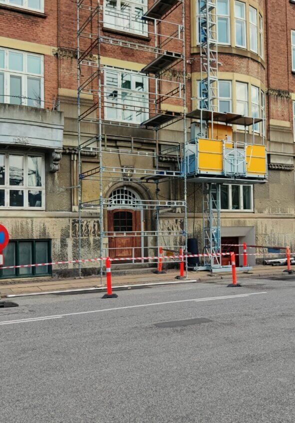 Projektet er afleveret og hejset er klaret til brug